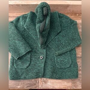 GAP Kids Green Knit dinosaur sweater